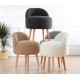 Atelier del Sofa Pouffe Rufmee - White White