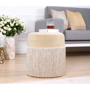 Pouffe Merkur - Cream Cream