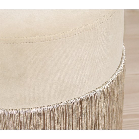 Pouffe Merkur - Cream Cream Pouffe Merkur - Cream Cream