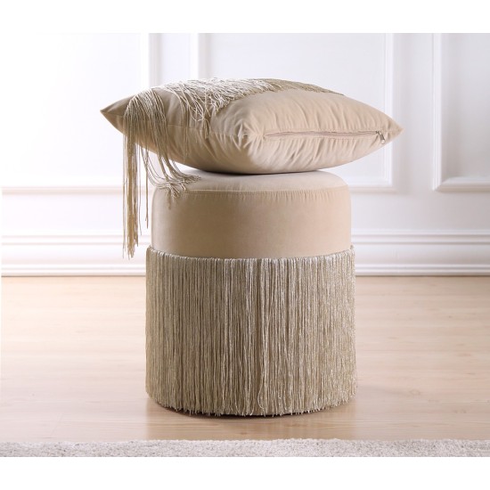Pouffe Merkur - Cream Cream Pouffe Merkur - Cream Cream