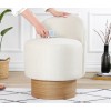 Atelier del Sofa Pouffe Barren Puf - Cream Cream