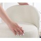 Atelier del Sofa Pouffe Barren Puf - Cream Cream