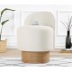Atelier del Sofa Pouffe Barren Puf - Cream Cream