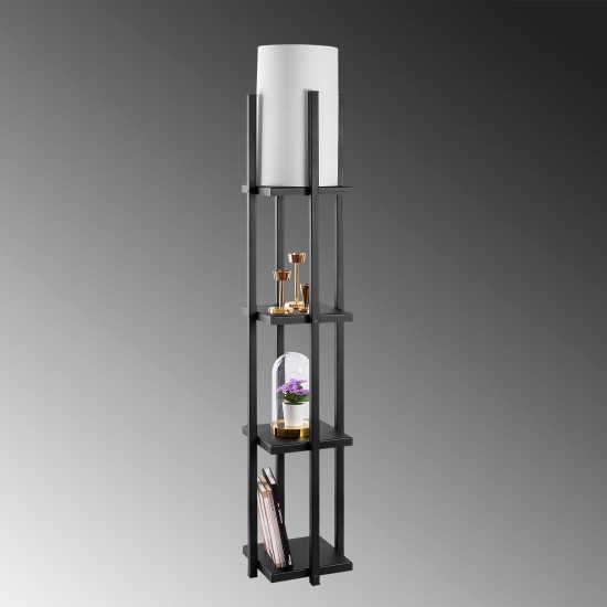 Floor Lamp 7111 - Black Black Floor Lamp 7111 - Black Black