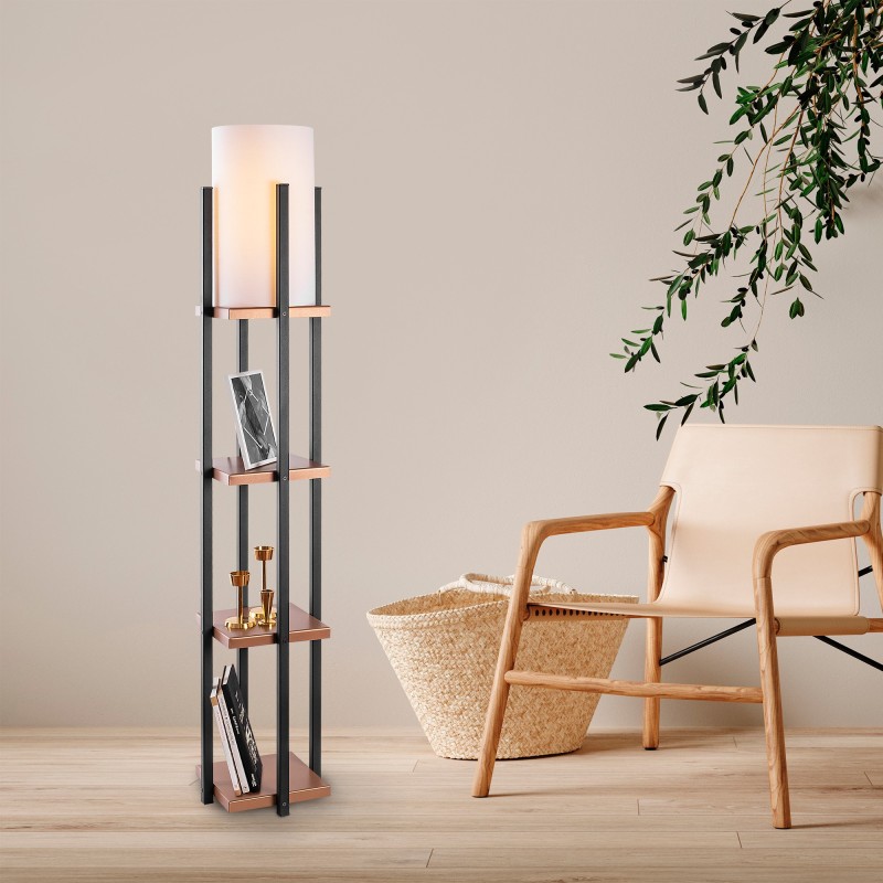 Floor Lamp 7113 - Black, Copper Black
Copper