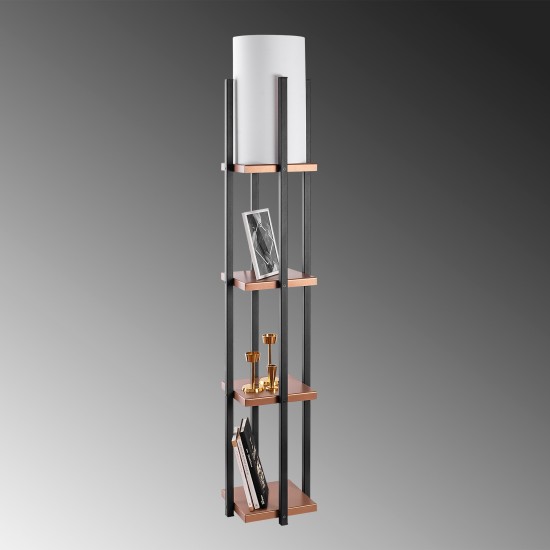 Floor Lamp 7113 - Black, Copper Black
Copper Floor Lamp 7113 - Black, Copper Black
Copper