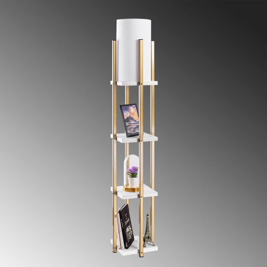 Floor Lamp 7119 - White, Gold White
Gold Floor Lamp 7119 - White, Gold White
Gold