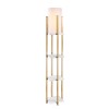 Floor Lamp 7119 - White, Gold White
Gold