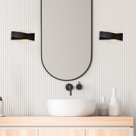 Wall Lamp 7156 - Black Black Opviq Wall Lamp 7156 - Black Black