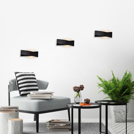 Wall Lamp 7156 - Black Black Opviq Wall Lamp 7156 - Black Black