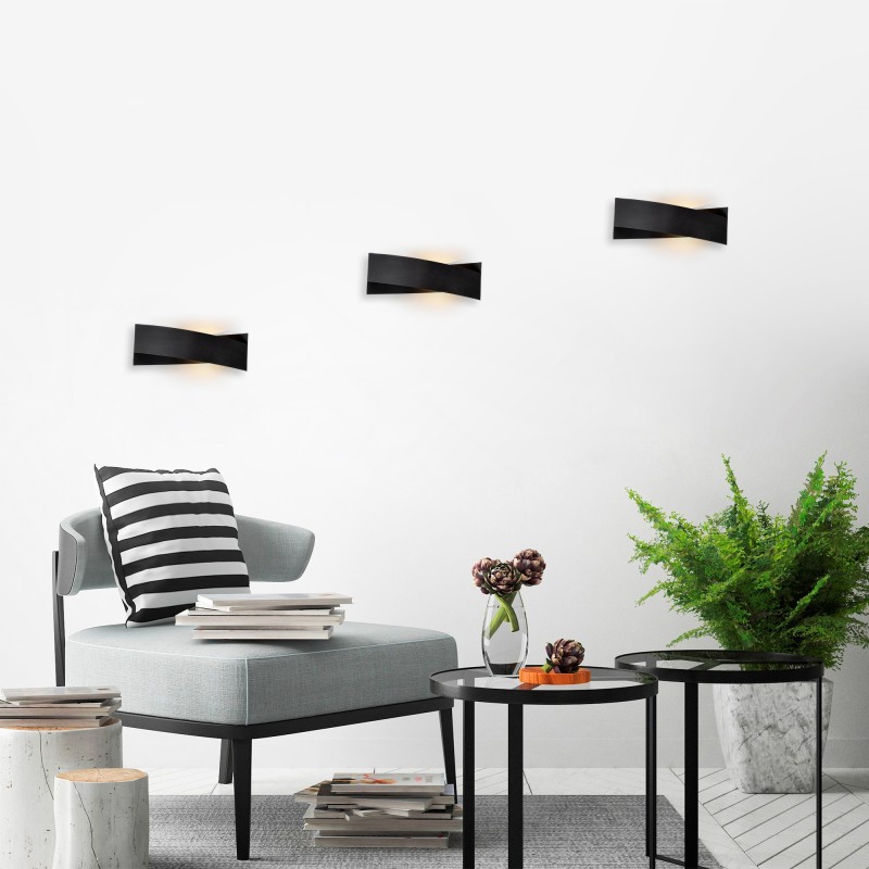 Opviq Wall Lamp 7156 - Black Black