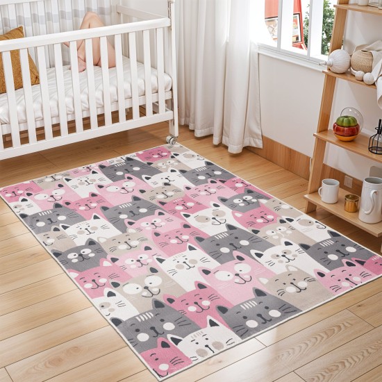Hall Carpet (100 x 150) W1015 - Multicolor Multicolor Conceptum Hypnose Hall Carpet (100 x 150) W1015 - Multicolor Multicolor