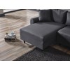 Corner Sofa-Bed Flavia - Dark Grey Dark Grey