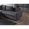 Corner Sofa-Bed Flavia - Dark Grey Dark Grey