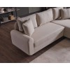 Corner Sofa-Bed Flavia - Beige Beige