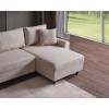 Corner Sofa-Bed Flavia - Beige Beige
