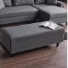 Corner Sofa-Bed Flavia - Grey Grey