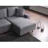 Corner Sofa-Bed Flavia - Grey Grey