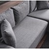Corner Sofa-Bed Flavia - Grey Grey