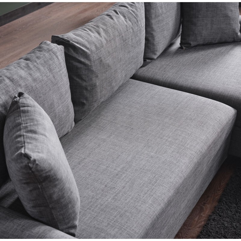 Corner Sofa-Bed Flavia - Grey Grey