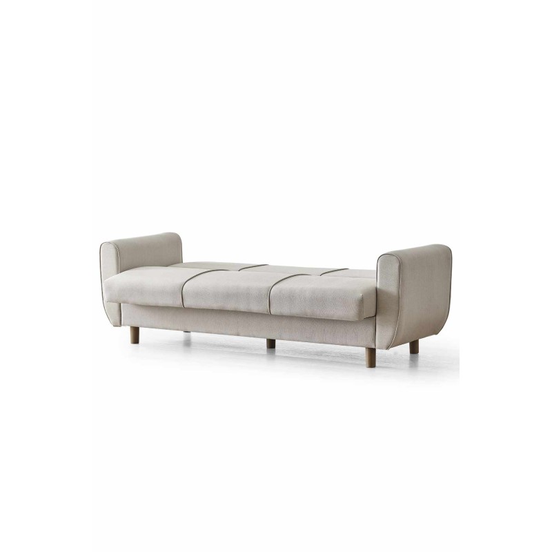 3-Seat Sofa-Bed Flavia - Beige Beige