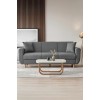 3-Seat Sofa-Bed Flavia - Dark Grey Dark Grey