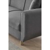 3-Seat Sofa-Bed Flavia - Dark Grey Dark Grey