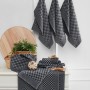 Kitchen Towel Set (10 Pieces) Lola - Anthracite Anthracite