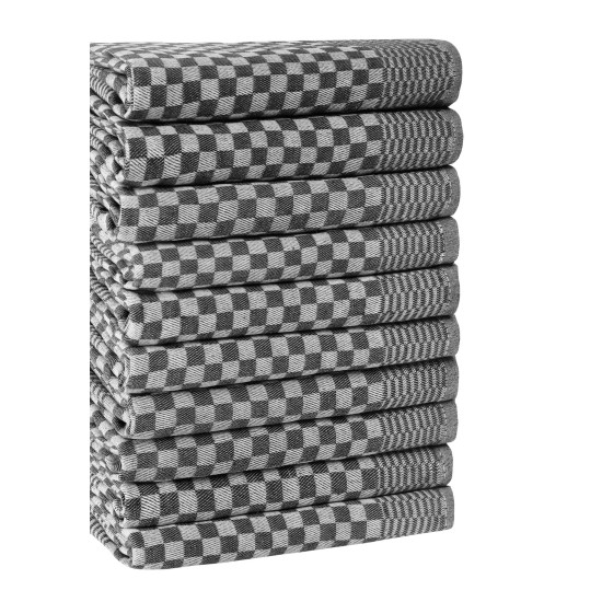 Hermia Kitchen Towel Set (10 Pieces) Lola - Anthracite Anthracite