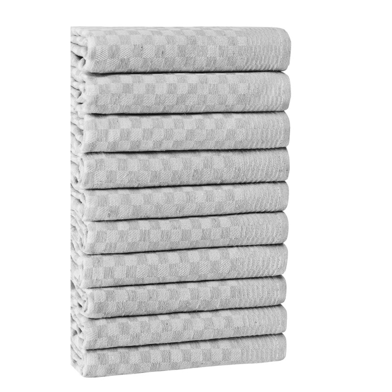 Hermia Kitchen Towel Set (10 Pieces) Lola - Grey Grey