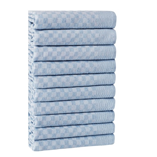 Kitchen Towel Set (10 Pieces) Lola - Light Blue Light Blue Hermia Kitchen Towel Set (10 Pieces) Lola - Light Blue Light Blue