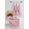 Hermia Kitchen Towel Set (10 Pieces) Lola - Pink Pink