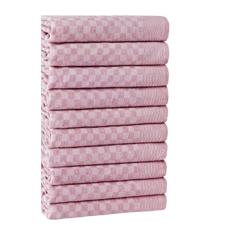 Hermia Kitchen Towel Set (10 Pieces) Lola - Pink Pink