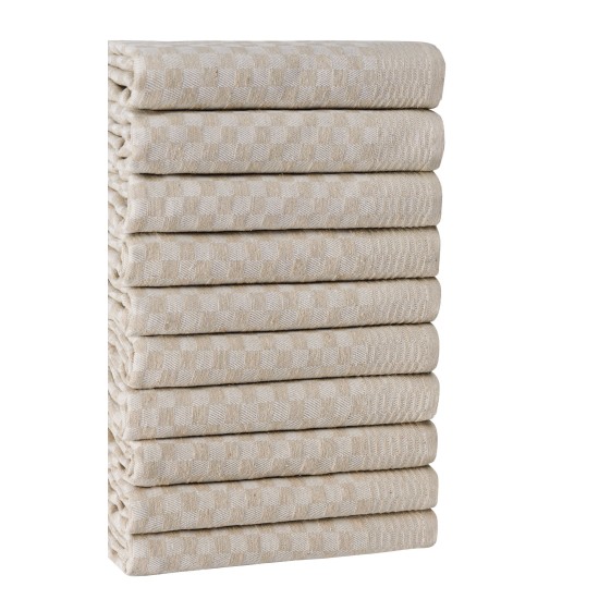 Kitchen Towel Set (10 Pieces) Lola - Cream Cream Hermia Kitchen Towel Set (10 Pieces) Lola - Cream Cream