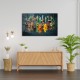 Decorative Tempered Glass Painting 0464 - 72 x 46 Multicolor Wallxpert Decorative Tempered Glass Painting 0464 - 72 x 46 Multicolor