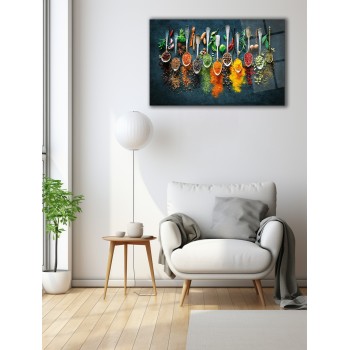 Decorative Tempered Glass Painting 0464 - 72 x 46 Multicolor