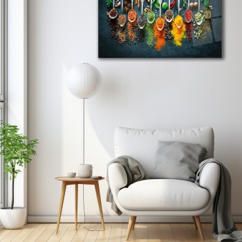 Decorative Tempered Glass Painting 0464 - 72 x 46 Multicolor