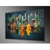 Wallxpert Decorative Tempered Glass Painting 0464 - 72 x 46 Multicolor