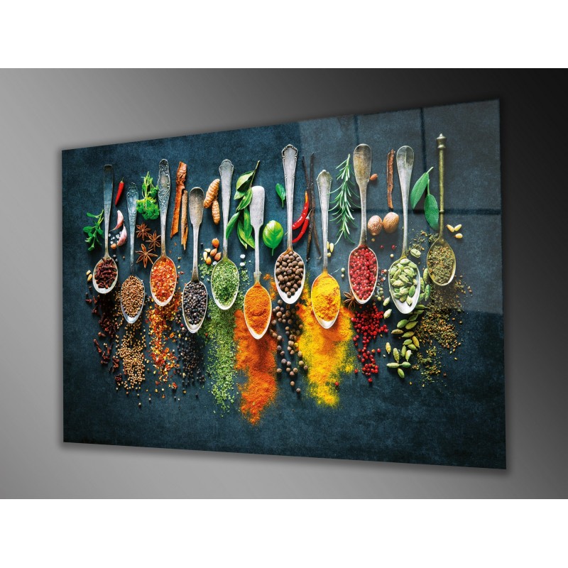 Wallxpert Decorative Tempered Glass Painting 0464 - 72 x 46 Multicolor