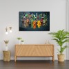 Wallxpert Decorative Tempered Glass Painting 0464 - 72 x 46 Multicolor