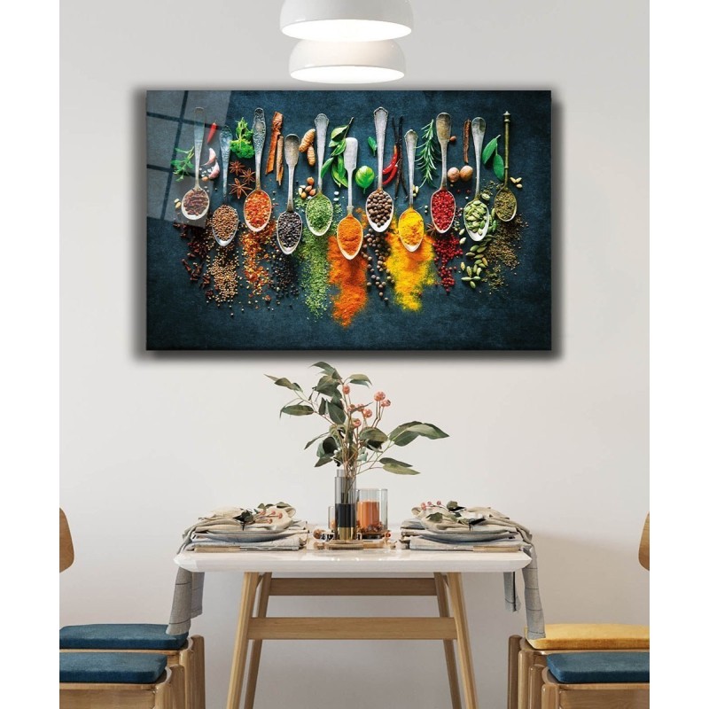 Wallxpert Decorative Tempered Glass Painting 0464 - 72 x 46 Multicolor