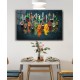 Decorative Tempered Glass Painting 0464 - 72 x 46 Multicolor Wallxpert Decorative Tempered Glass Painting 0464 - 72 x 46 Multicolor