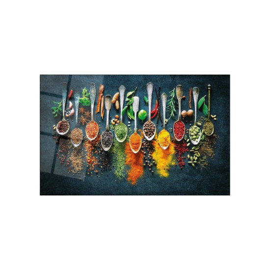 Decorative Tempered Glass Painting 0464 - 72 x 46 Multicolor Wallxpert Decorative Tempered Glass Painting 0464 - 72 x 46 Multicolor