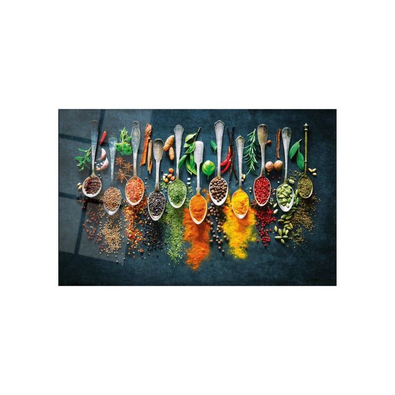 Wallxpert Decorative Tempered Glass Painting 0464 - 72 x 46 Multicolor