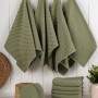 Kitchen Towel Set (10 Pieces) Eloise - Dark Green Dark Green