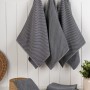 Kitchen Towel Set (6 Pieces) Eloise - Anthracite Anthracite