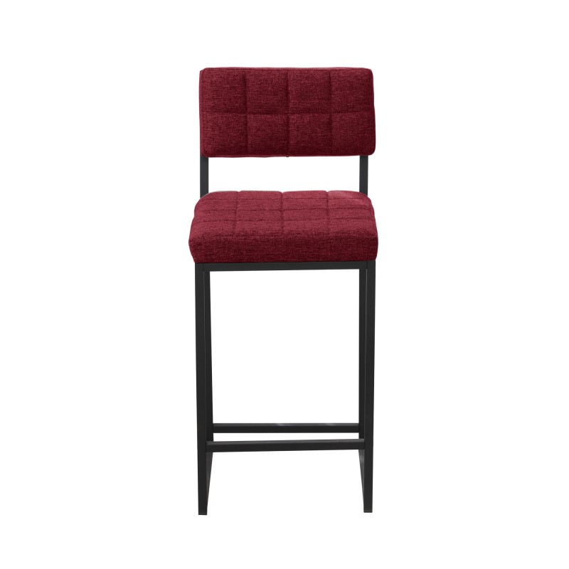 Bar Stool Retro - Burgundy Burgundy