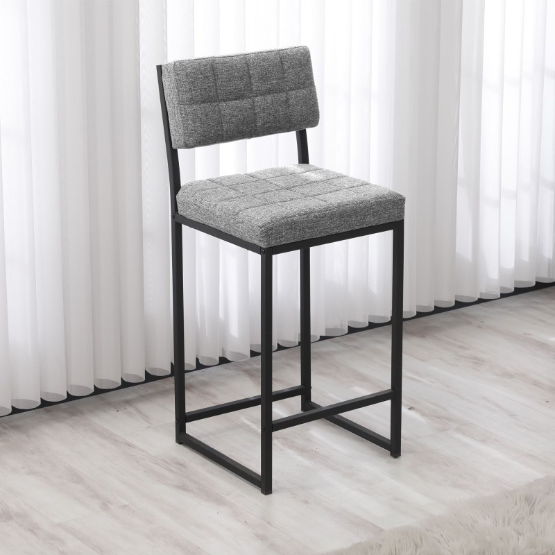 Bar Stool Retro - Grey Grey