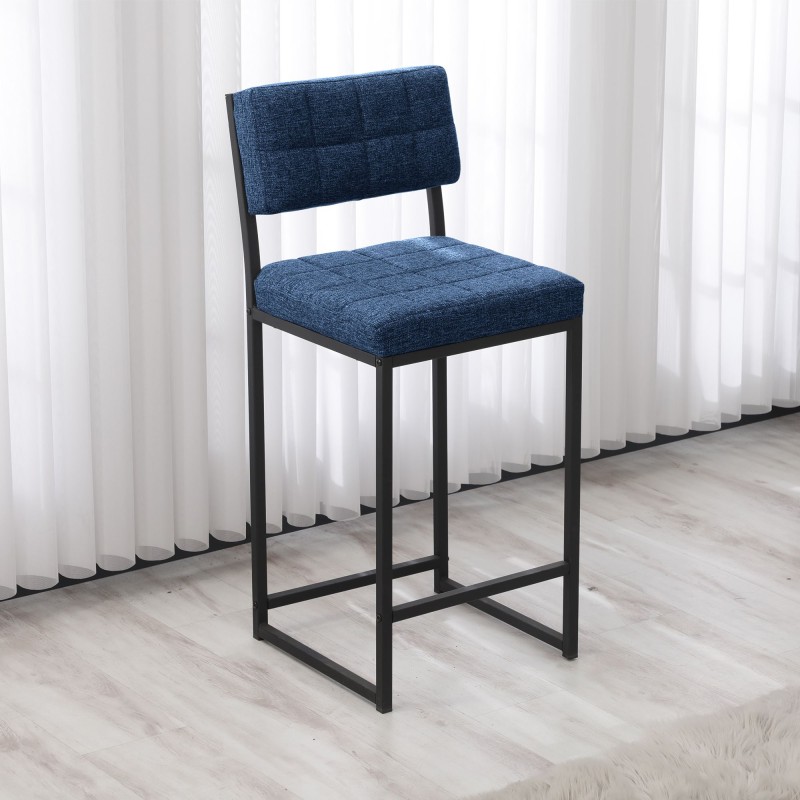 Bar Stool Retro - Navy Blue Navy Blue