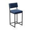 Bar Stool Retro - Navy Blue Navy Blue